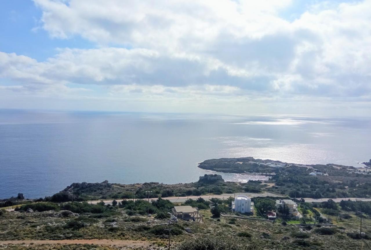 Luxury Apartment With Sea View Near Kallithea Koskinou  ภายนอก รูปภาพ