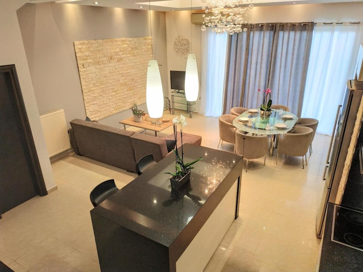 Luxury Apartment With Sea View Near Kallithea Koskinou  ภายนอก รูปภาพ
